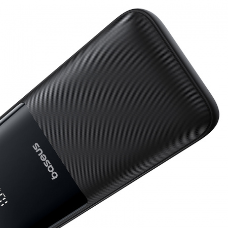 Портативный внешний аккумулятор Baseus Dual-Cable Power Bank Display 20000mAh 22.5W Cosmic Black