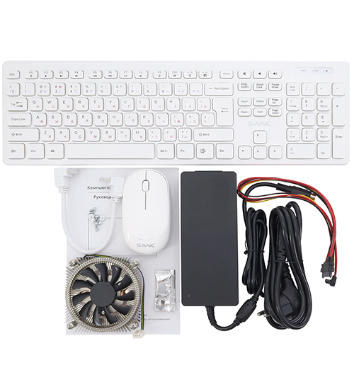 Моноблок PULSER Barebone All-in-One Sanc (C2700261D) [27" FHD IPS, H610, SO-DIMM DDR4, WiFi, Белый]