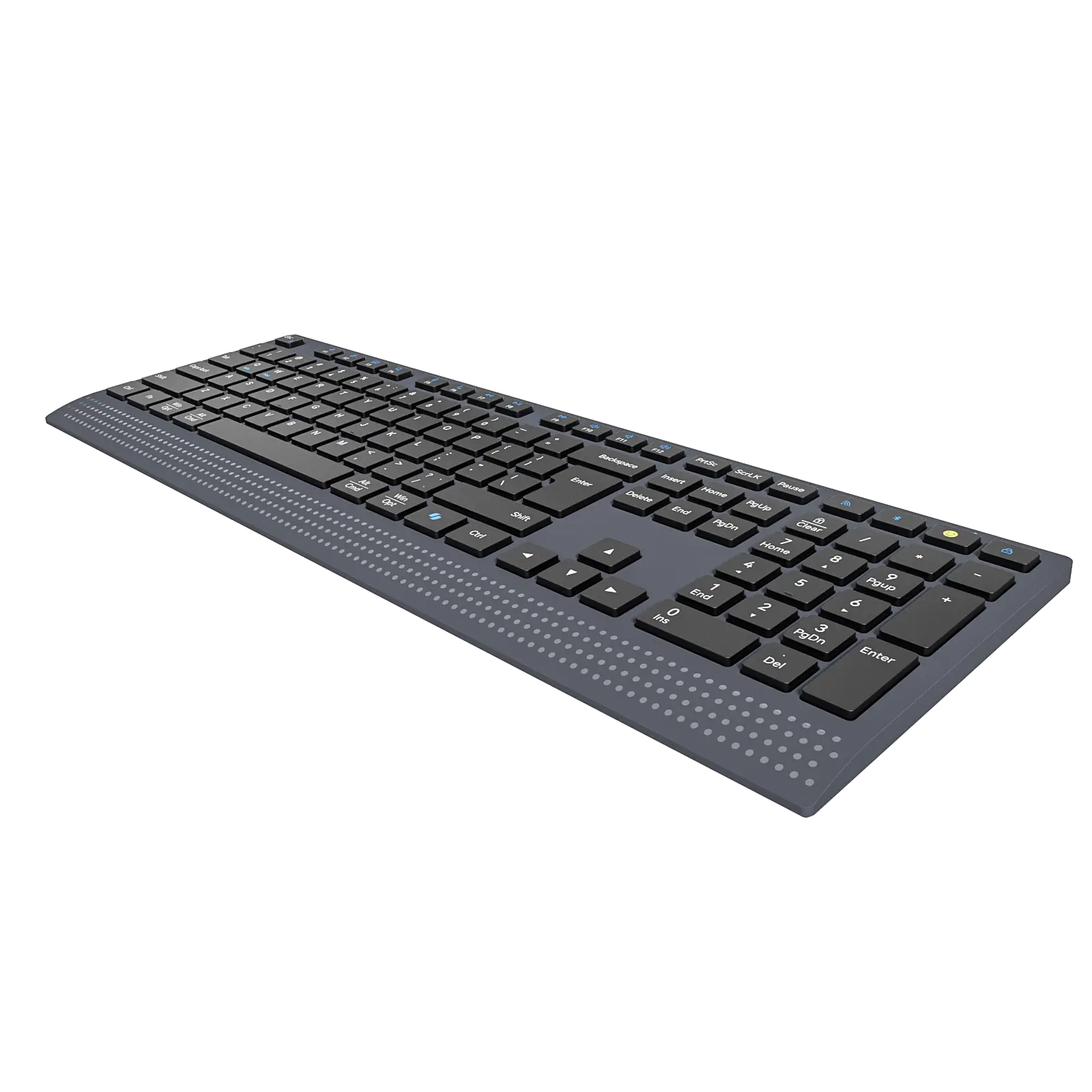 Клавиатура MeeTion BTK2000 [мембранная, беспроводная, черная]