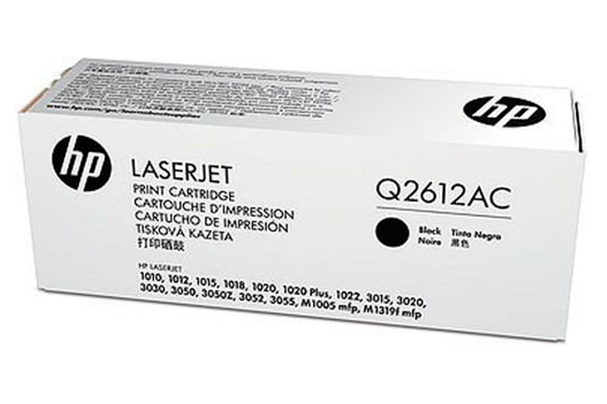 Картридж НP 12A Q2612AC, оригинальный, черный