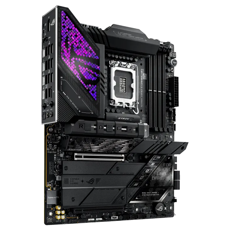 Материнская плата Asus ROG STRIX Z890-E GAMING WIFI [LGA 1851, Intel Z890, 4xDDR 5, 7xM.2, 2xPCI-E x16, Standard-ATX]