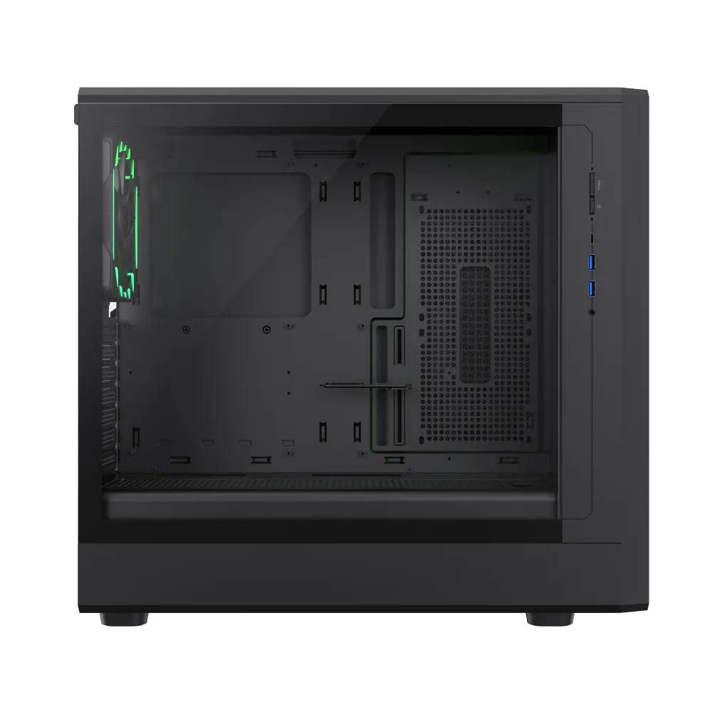 Корпус GameMax CLAW 460 WB Black (9101-1200R0009) [Midi Tower, 2 x 140x140 мм, черный]