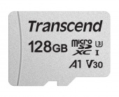 Карта памяти MicroSD Transcend TS128GUSD300S, 128GB/ Class 10 U3 - купить по цене 9 700 тг. в интернет-магазине Forcecom.kz
