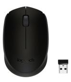 Оптическая беспроводная мышь, Logitech B170 (910-004798), черный 