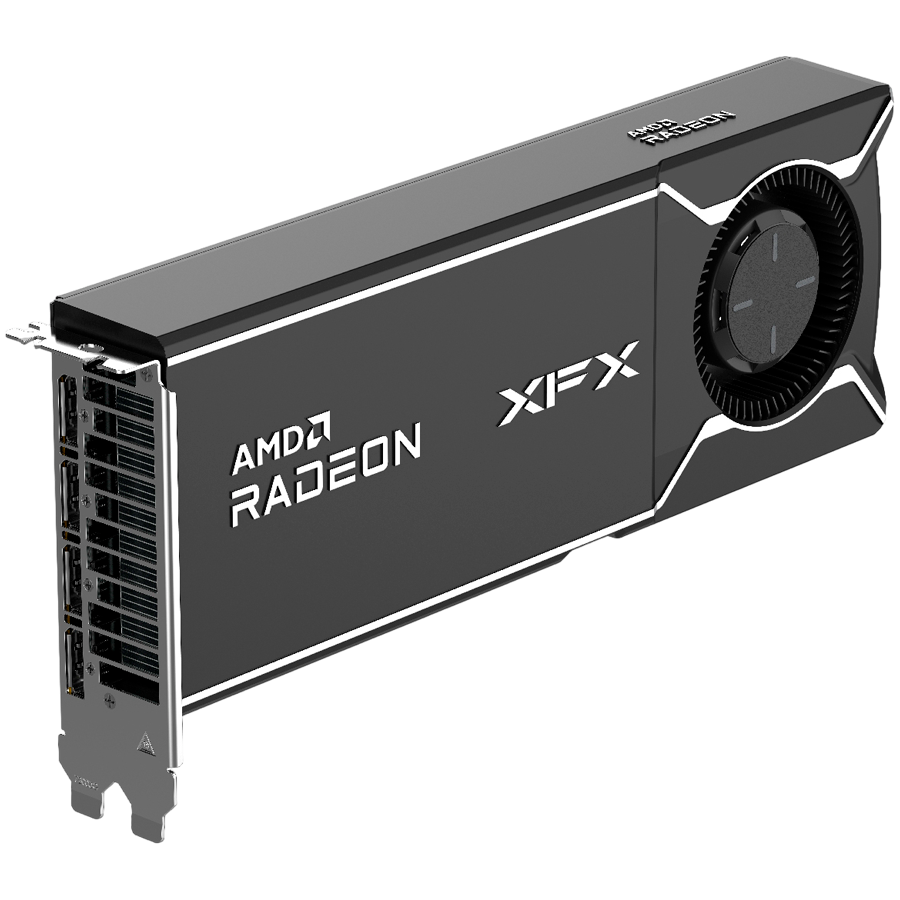 Видеокарта XFX AMD Radeon AI Pro R9700 Blower (RX-97XPROAIY) [32 ГБ, GDDR6, 256 бит, DisplayPort (4 шт)]