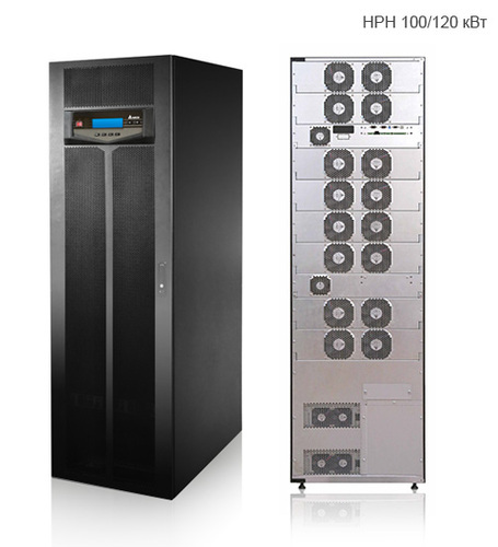ИБП Delta Electronics HPH UPS 120KVA,NO BATT,I/O=220/380V Y WB, 4 breakers model (GES124HH330135)