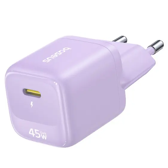 Адаптер питания Baseus FN22 1C 45W EU Nebula Фиолетовый (E0123303)