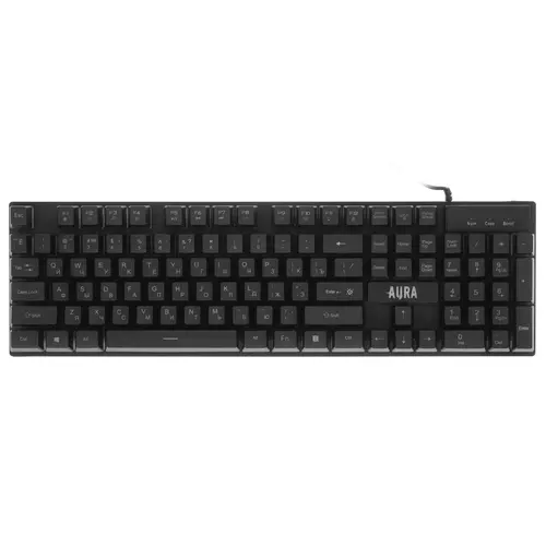 Клавиатура+мышь+коврик Defender Aura MKP-117 (52117) [мембранная, проводная, подсветка, черная]