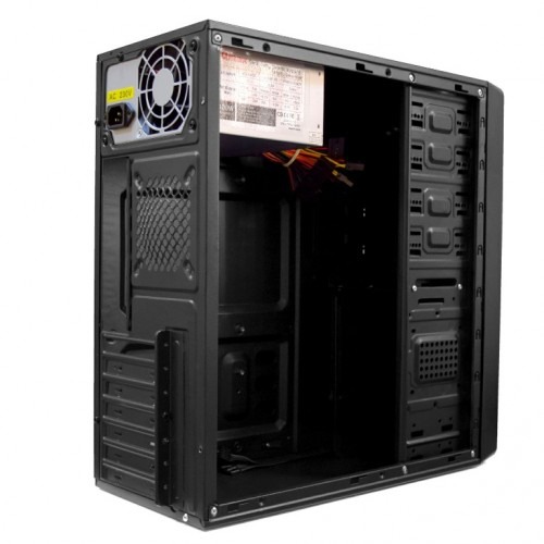 Корпус ПК с БП Qmax H205B, MidiTower - купить в интернет-магазине Forcecom.kz Корпус ПК с БП Qmax H205B, MidiTower