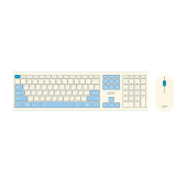 Клавиатура+мышь Acer OCC205 (ZL.ACCEE.00C) [мембранная, беспроводная, белая]
