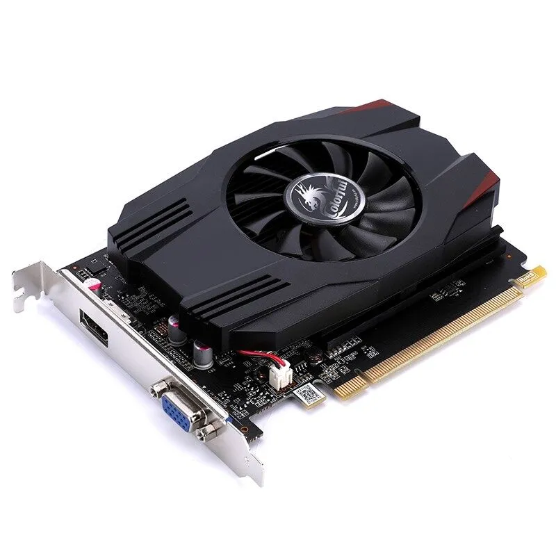 Видеокарта Colorful GeForce GT 1030 (GT1030 4G-V) [4 ГБ, GDDR4, 64 бит, DVI, HDMI]