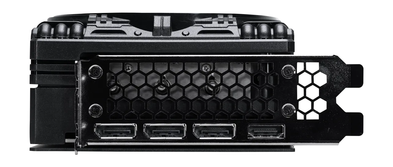 Видеокарта Palit GeForce RTX 5080 GamingPro OC V1 (NE75080S19T2-GB2031Y) [16 ГБ, GDDR7, 256 бит, HDMI, DisplayPort (3 шт)]