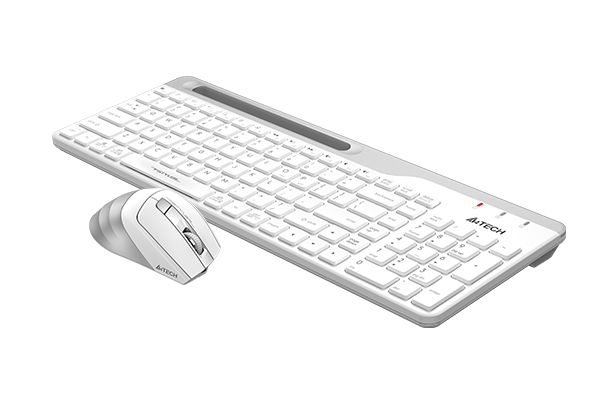 Клавиатура+мышь A4Tech FN12 FB2535C-Icy, беспроводной, белый