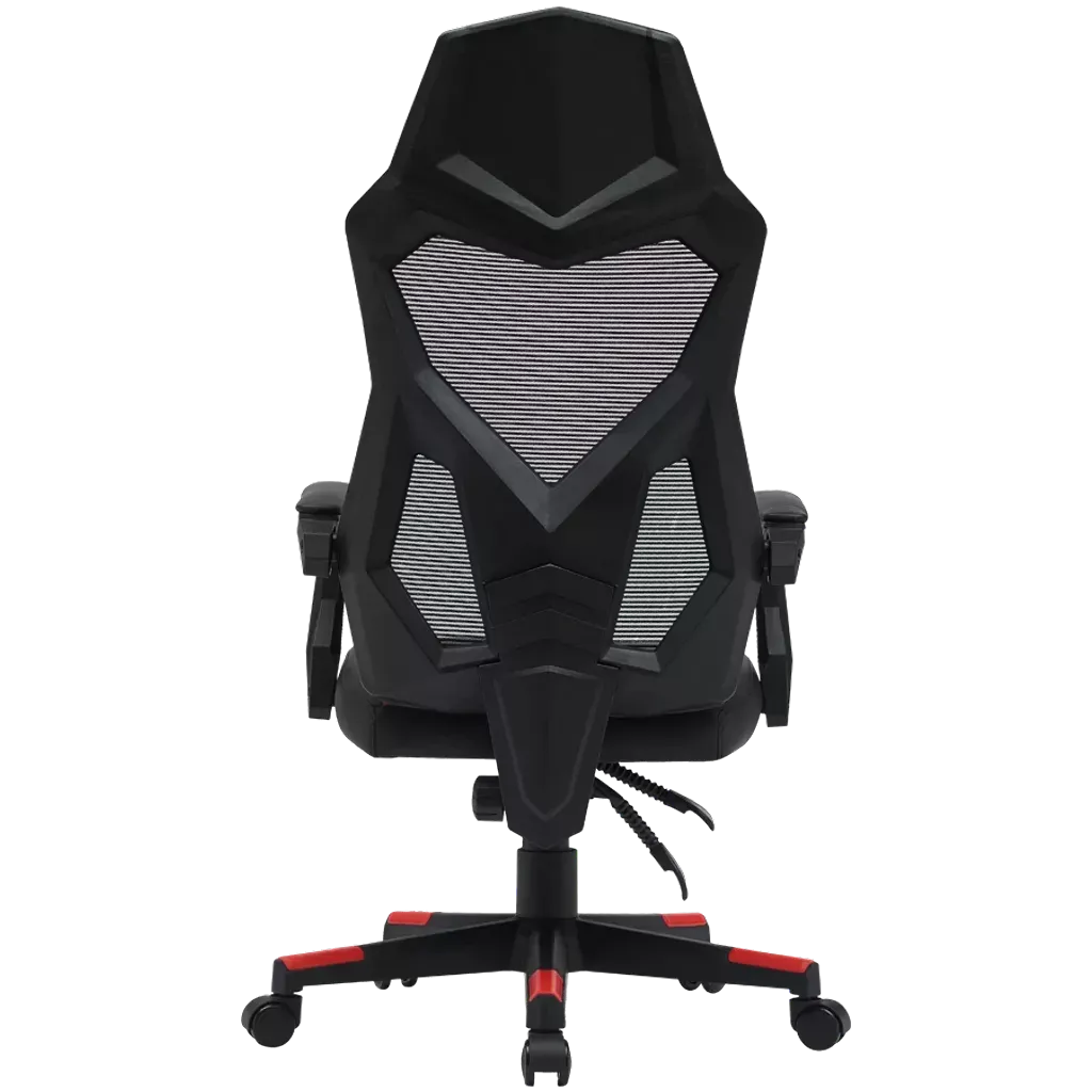 Игровое кресло CANYON gaming chair Flow MCH01 Mesh (CNE-MCH01R) черный / красный