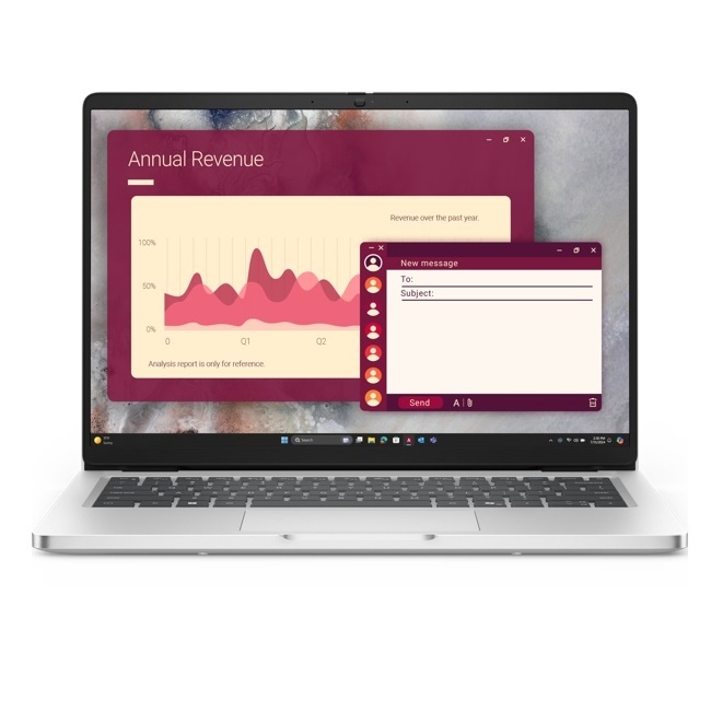 Ноутбук Dell Pro 14 PC14250 (210-BQHF) [14", Core Ultra 7 255U, 32 ГБ ОЗУ, 512 ГБ SSD, Windows 11 Pro]