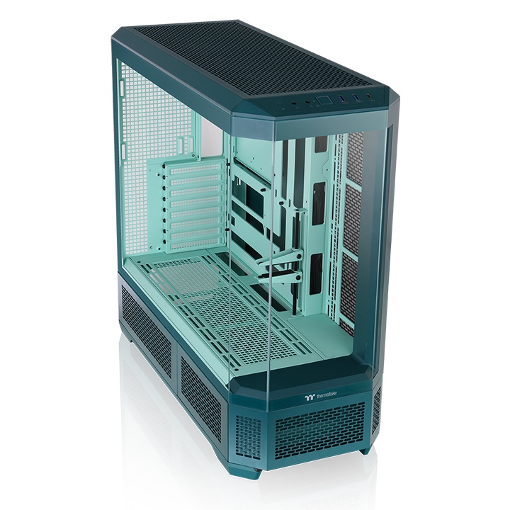 Корпус Thermaltake View 600 TG Transformative Teal (CA-11H-00FTWN-00) [Full Tower, Без вентиляторов, бирюзовый]