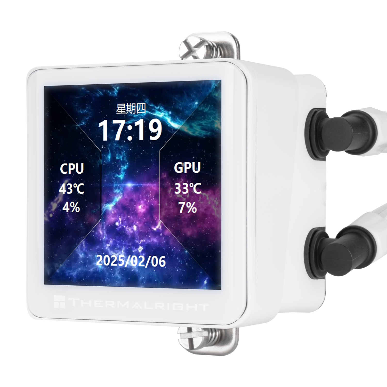 Система охлаждения Thermalright Frozen Vision 360 WHITE V2 (TL-K12W) [120 мм, 2150 об/мин, 27 дБА, 4 pin]