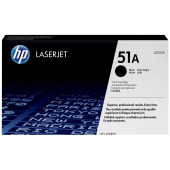 HP 51A Black Original LaserJet Toner Cartridge (Q7551A), черный, оригинальный