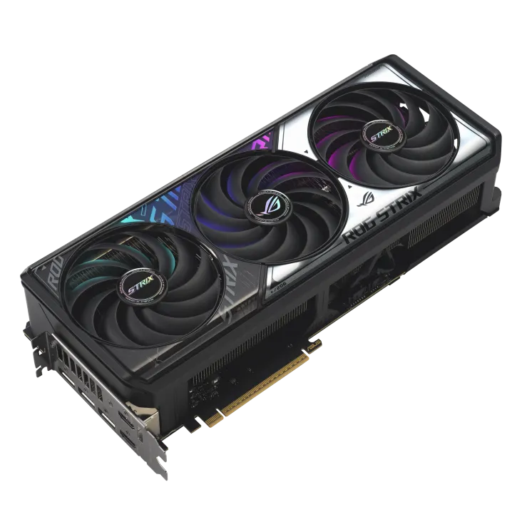 Видеокарта Asus ROG Strix GeForce RTX 5070 12GB GDDR7 OC Edition (ROG-STRIX-RTX5070-O12G-GAMING) [12 ГБ, GDDR7, 192 бит, HDMI (2 шт), DisplayPort (3 шт)]