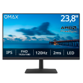 Монитор QMax 24UM50HDM [23.8", IPS, 1920x1080, 120Гц, 2 мс, HDMI, DisplayPort, VGA (D-Sub)]