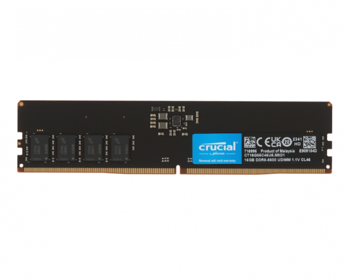 Оперативная память Crucial PRO DIMM DDR5 (CP16G56C46U5) [16 ГБ, DDR 5, 5600 МГц, 1.1 В]