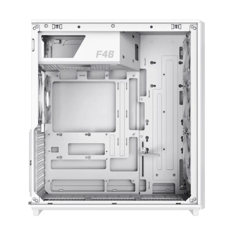 Корпус GameMax F46 White (1116-4046R0003) [Midi Tower, 3 x 120x120 мм, белый]