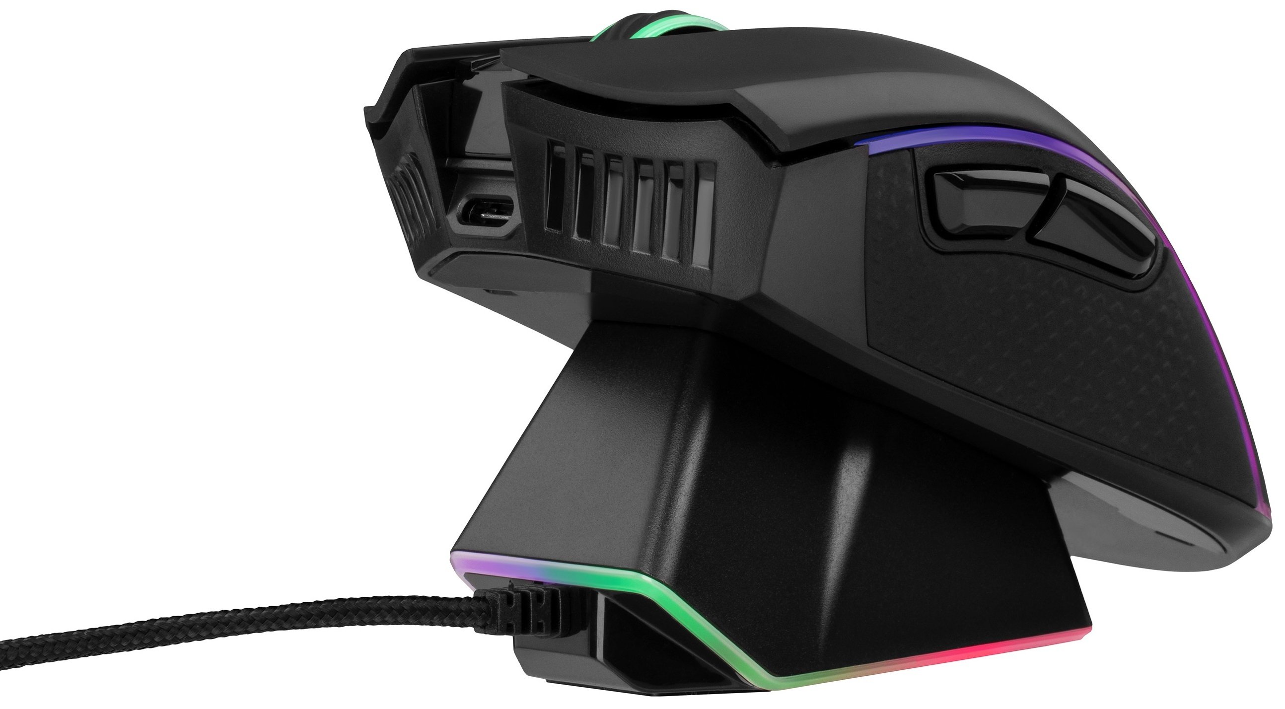 Мышь 2E Gaming MG340 WL (2E-MG340UB-WL) [беспроводная, светодиодная, 5000 DPI, 1000 Гц подсветка, черная]