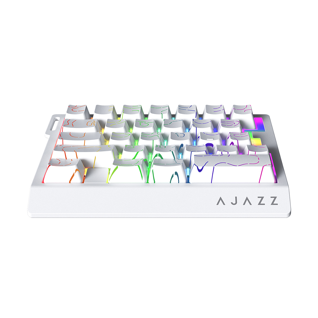 Клавиатура Ajazz AK029 [Механическая, проводная, клавиш - 29, подсветка, белая]