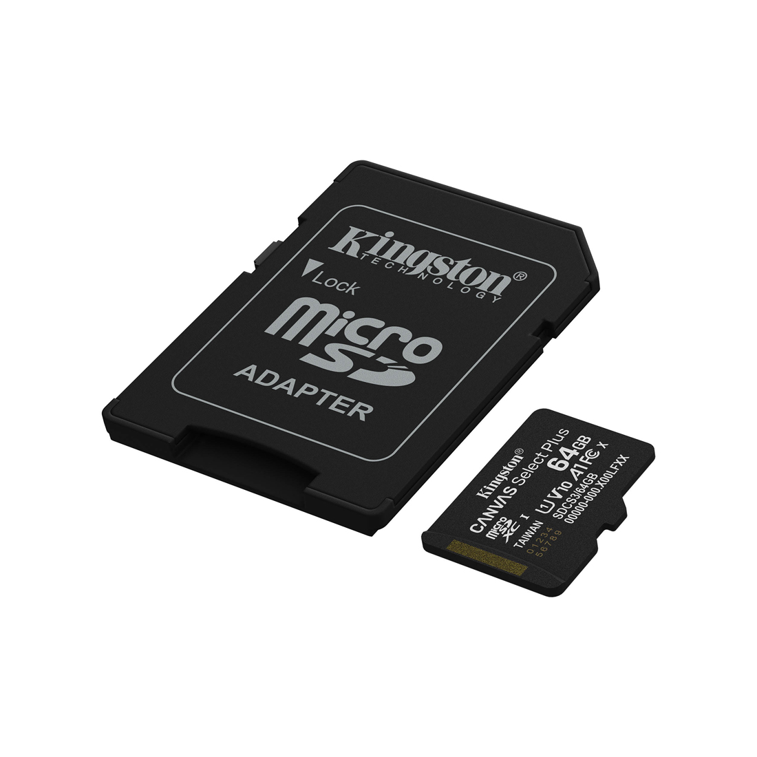 Карта памяти Kingston SDCS3/64GB Canvas Select Plus A1 U1 V10 64GB