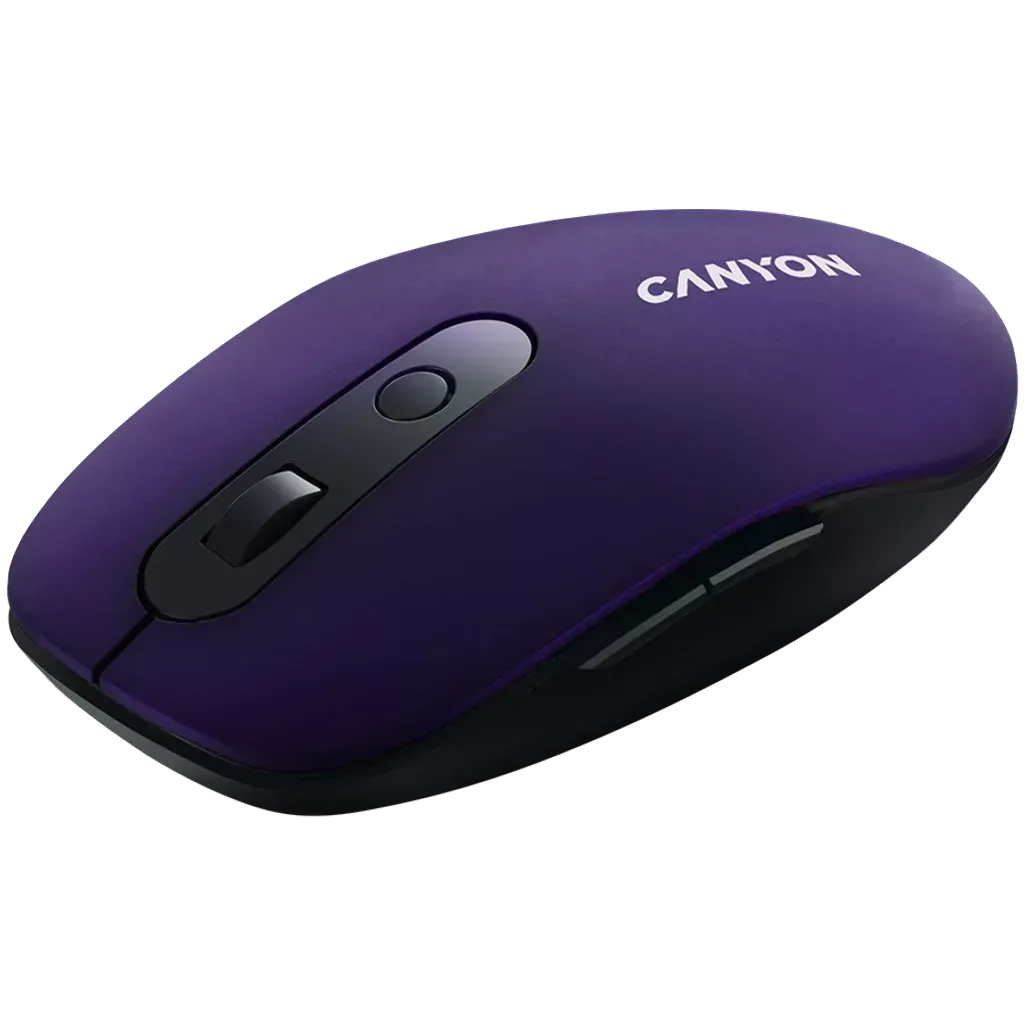 Мышь Canyon MW-9 (CNS-CMSW09V) [беспроводная, светодиодная, 1500 DPI, фиолетовый]