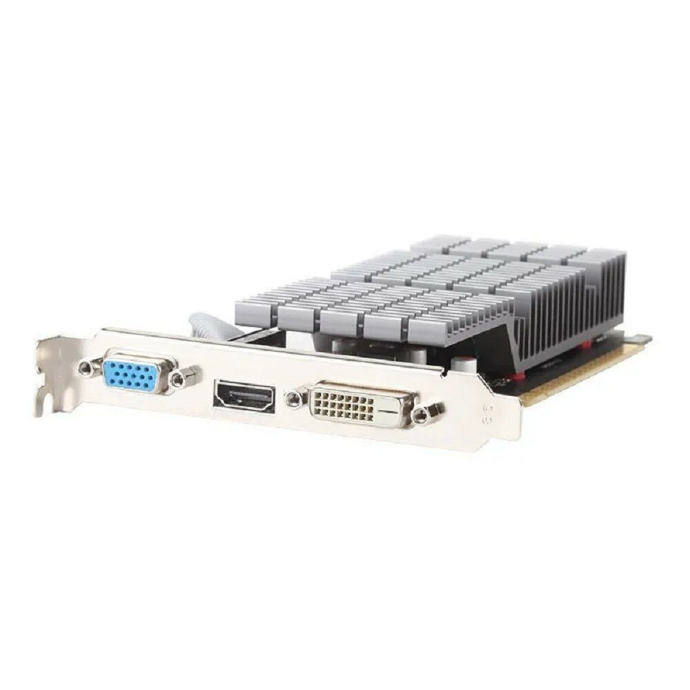 Видеокарта Maxsun MS-GT710 LP 2G [2 ГБ, GDDR3, 64 бит, VGA, DVI, HDMI]