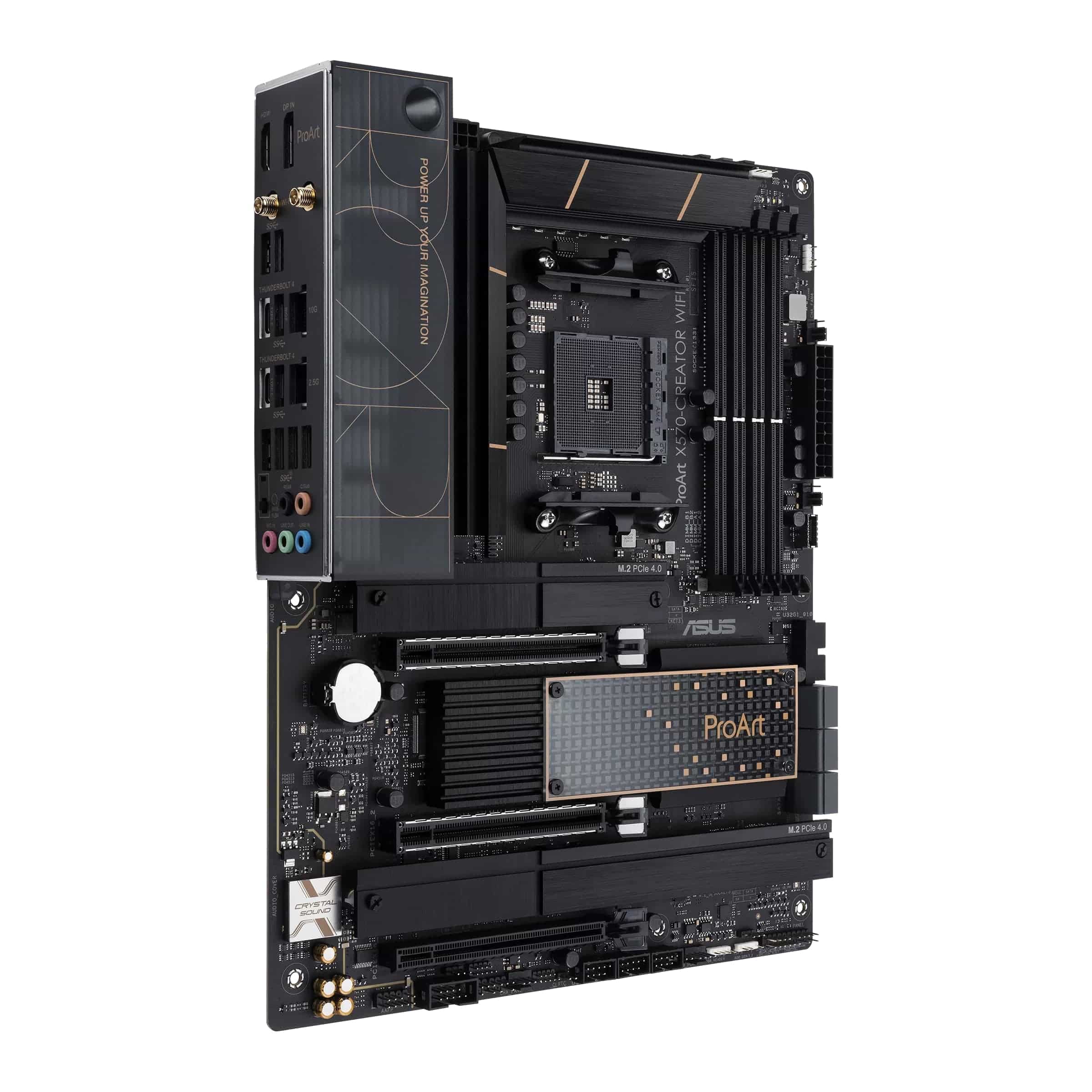 Материнская плата ASUS PROART X570-CREATOR WIFI [AM4, AMD X570, 4xDDR 4, 3xM.2, 2xPCI-E x16, Standard-ATX]