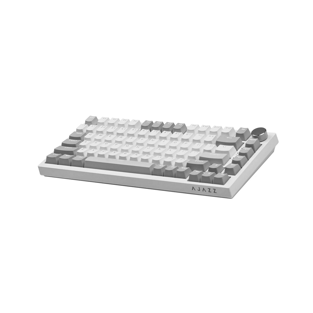 Клавиатура Ajazz AK820 [механическая, проводная + беспроводная, RGB подсветка, Ajazz AS Red, белая]