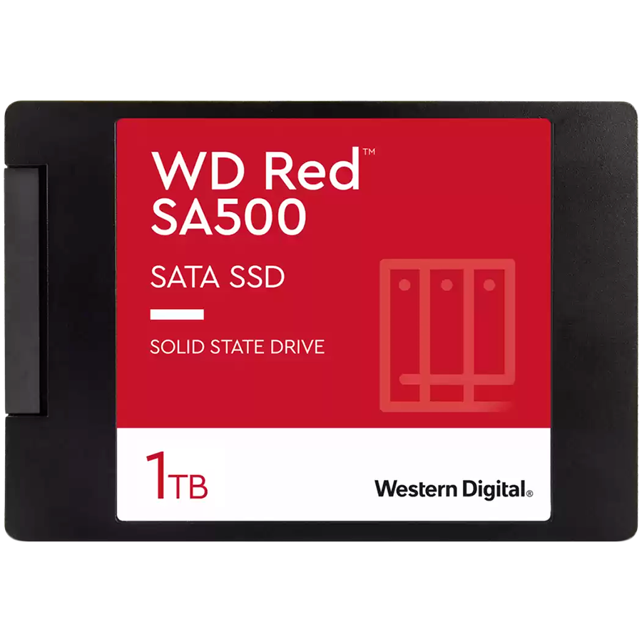 SSD-накопитель Western Digital SA500 (WDS100T1R0A-68A4W0) [1 ТБ, 2.5", SATA III, 560/530 МБ/с]