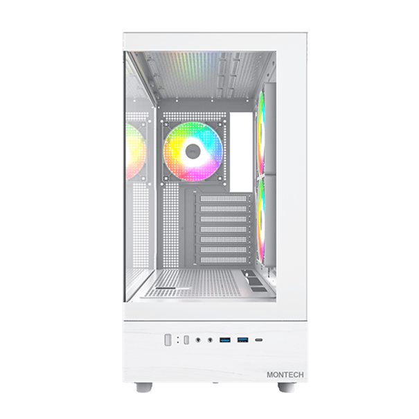 Корпус Montech XR (W) [Midi Tower, 3 x 120 мм]