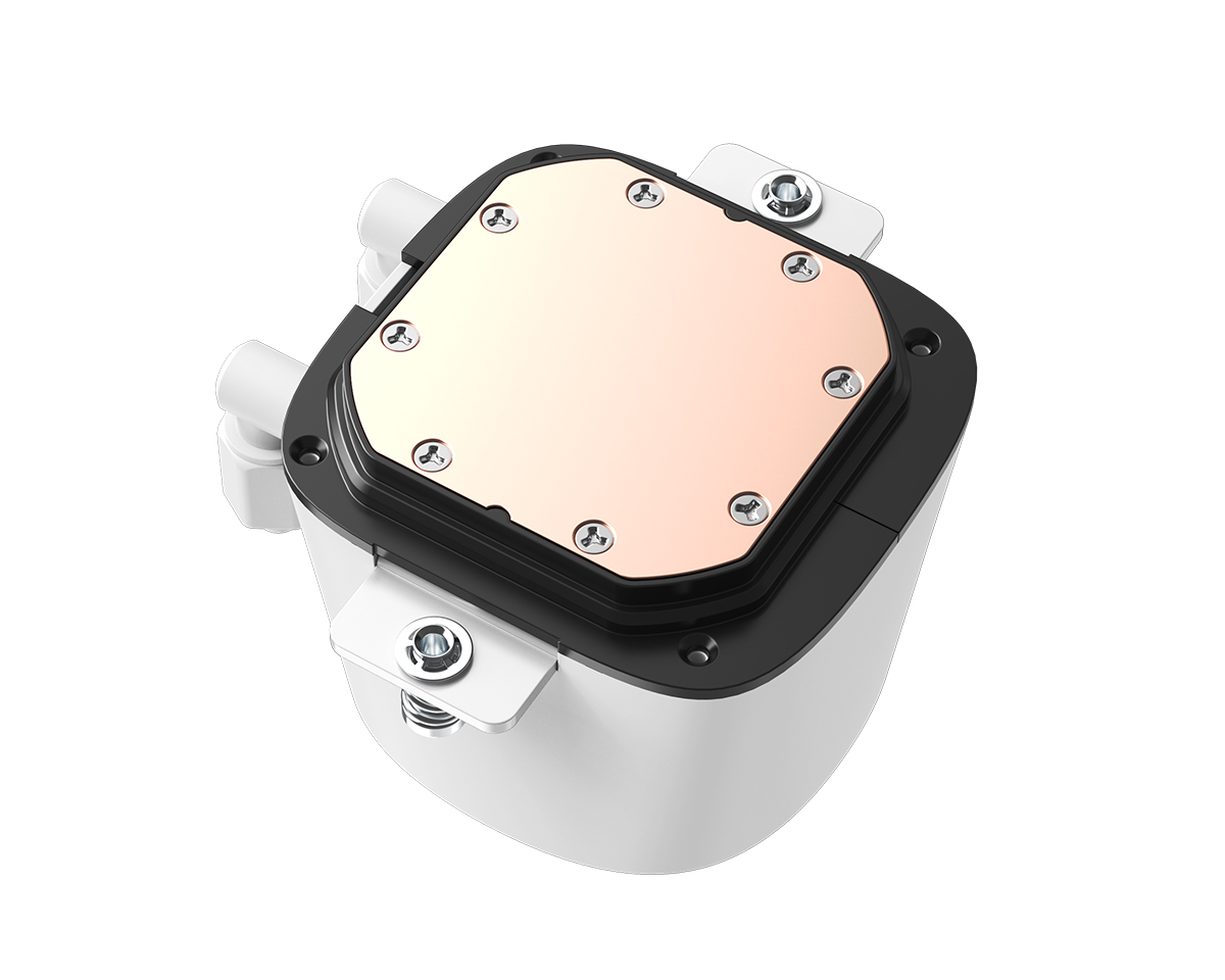 Система охлаждения ID-COOLING FX240 LCD WHITE [120 × 120 × 25 мм, 2000 об/мин, 27.2 дБ, 4 pin]