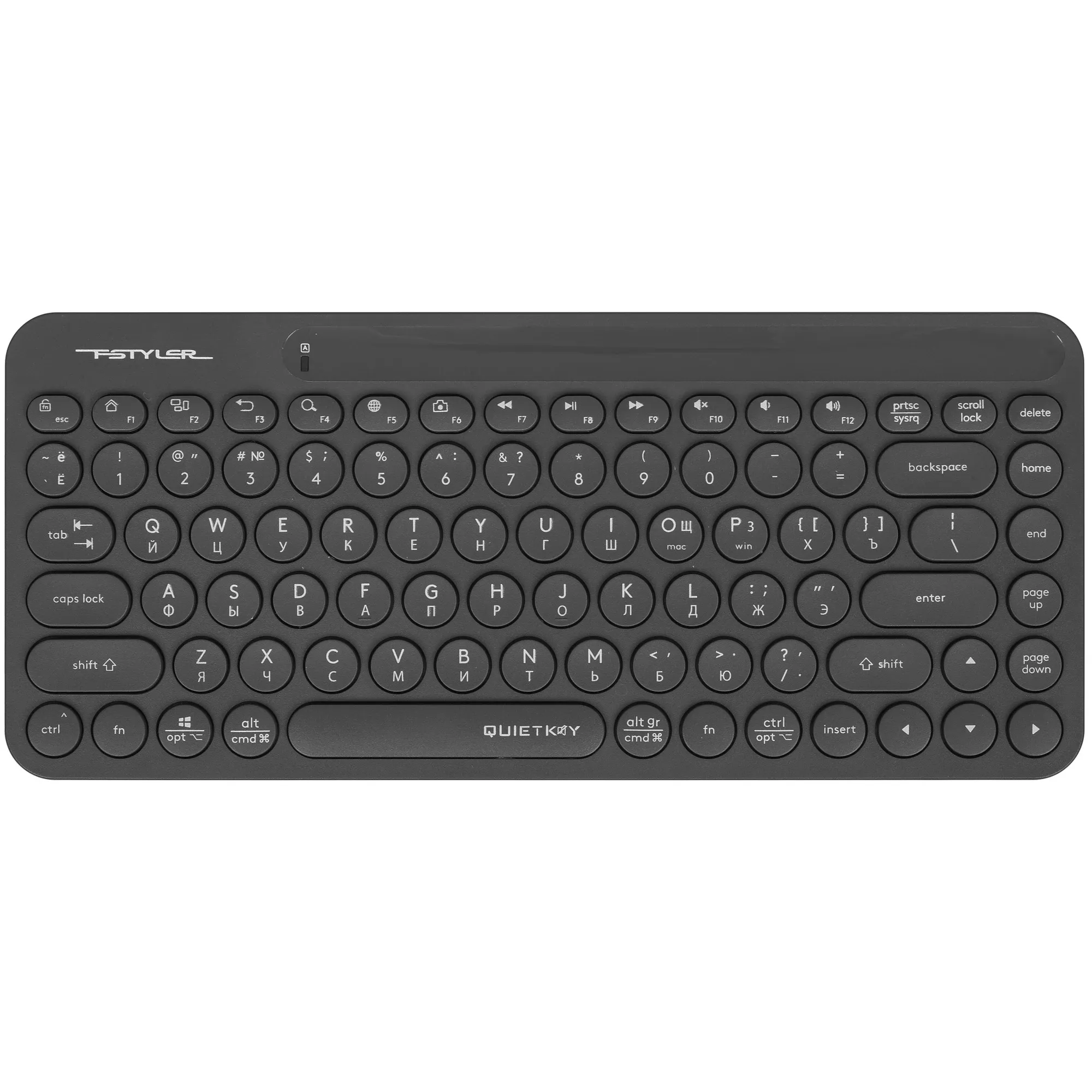 Клавиатура+мышь A4Tech Fstyler FG3200 Air2 [мембранная, беспроводная, серая]