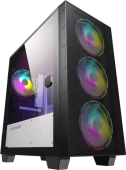 Корпус GameMax Aero mini Black (1110-6607R0017) [Mini Tower, 3 x 120x120 мм, черный]