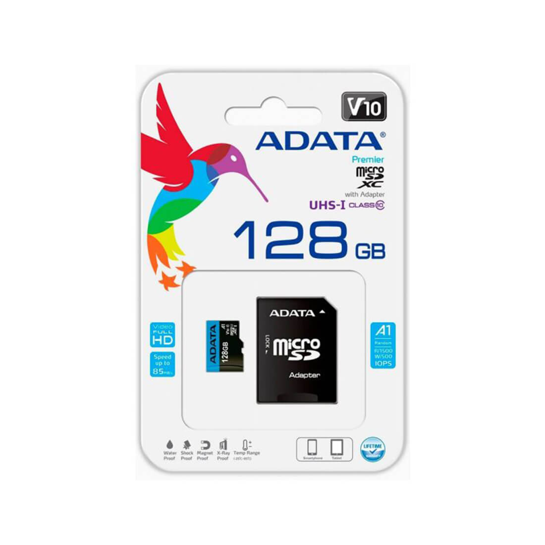 Карта памяти ADATA Premier (AUSDX128GUICL10A1-RA1) 128GB