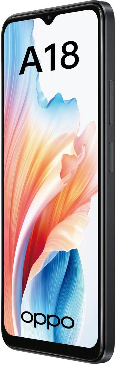 Смартфон OPPO A18, Glowing Black