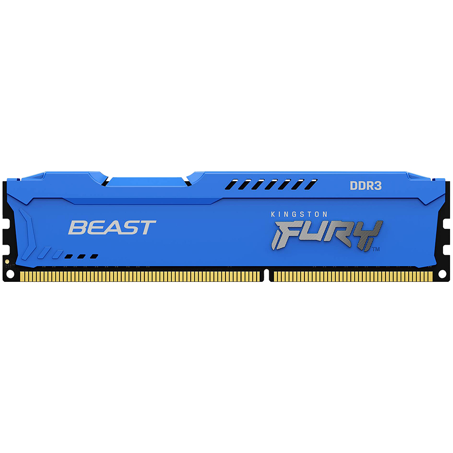 Оперативная память Kingston FURY Beast (KF316C10B/4) [4 ГБ, DDR 3, 1600 МГц, 1.5 В]