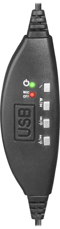 Наушники с микрофоном Defender HN-750U Gryphon (63752), Черный - купить в интернет-магазине Forcecom.kz Наушники с микрофоном Defender HN-750U Gryphon (63752), Черный