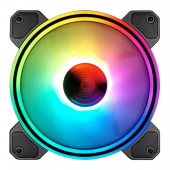 Вентилятор для корпуса Wintek DS1251-III-03, 120mm, 1200rpm, 21.2 db, 16 + 8 LED Ring Rainbow, 6 pin