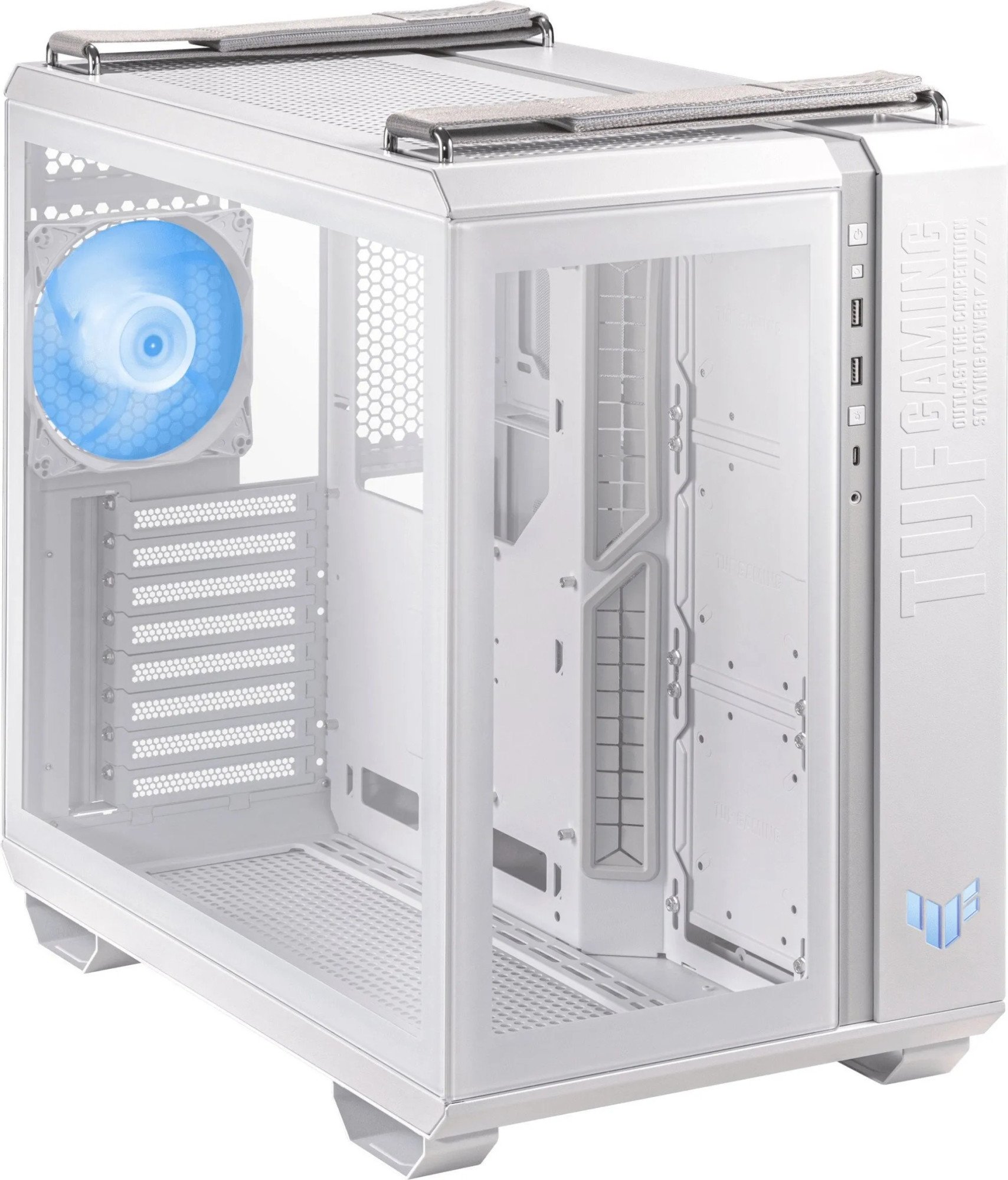 Корпус ASUS TUF Gaming GT502 PLUS TG ARGB WHITE ATX/mATX/mITX GT502 PLUS/WHT/TG//