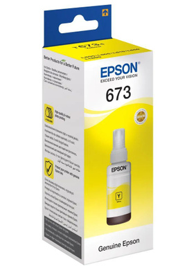 Чернила Epson C13T67344A, оригинальный, желтый, 70 мл