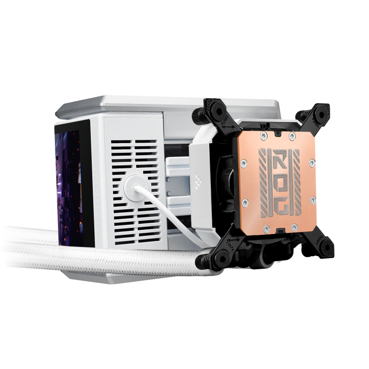 Система охлаждения Asus ROG Ryuo IV 360 ARGB White Edition [120 x 120 мм, 2000 об/мин, 30.7 дБ, 4 pin]
