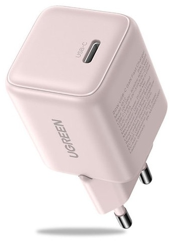 Зарядное устройство Ugreen X512 на 1xUSB C, 20W, QC4.0/PD3.0, Gan X, розовый, 55556