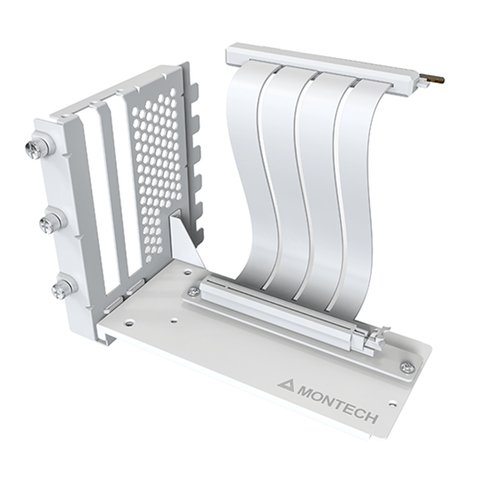 Вертикальный держатель видеокарты Montech VGM2 (W) PCIe 5.0x16/Up to 3 PCIe Slots/244mm Белый