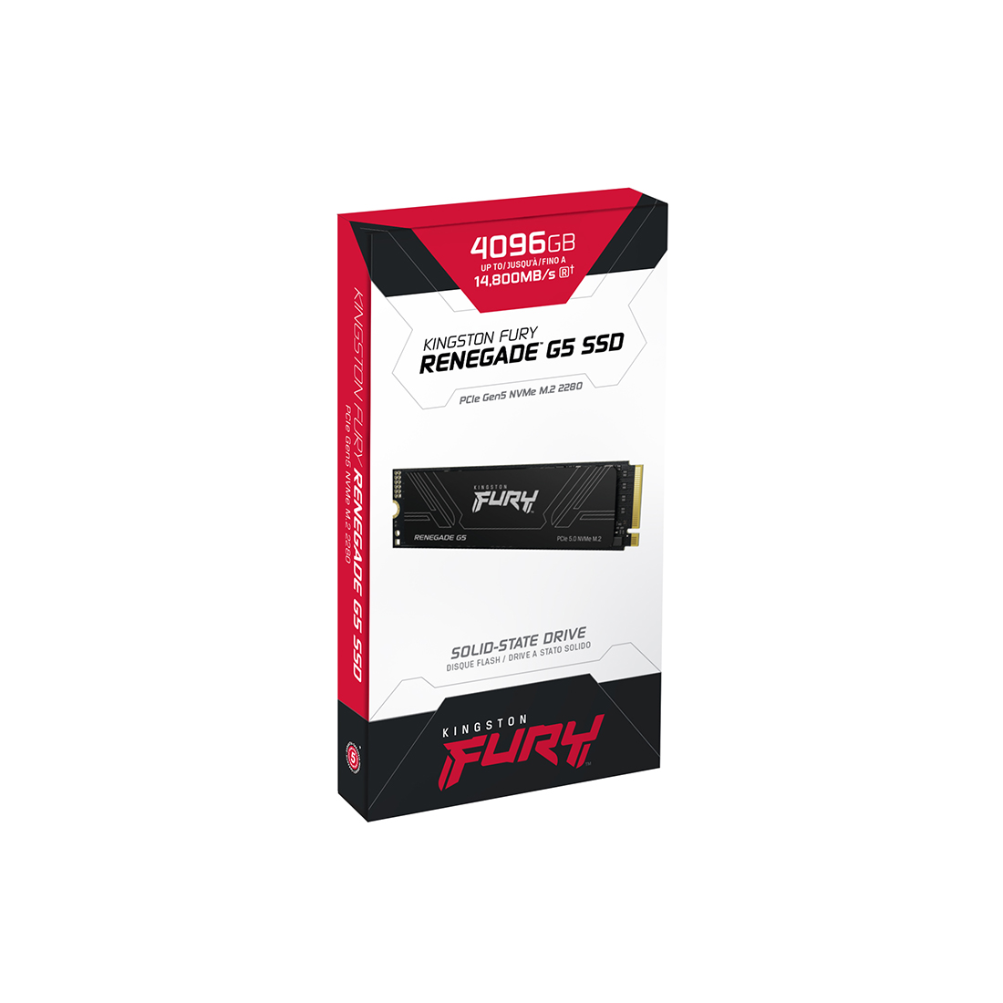 SSD-накопитель Kingston FURY Renegade G5 (SFYR2S/4T0) [4 ТБ, M.2, PCI-E, 14800/14000 МБ/с]