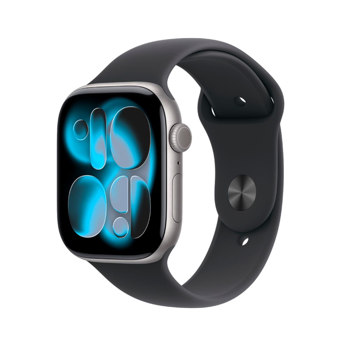 Apple Watch Series 11 GPS 46mm Space Grey Aluminium Case (MEV44RK/A) with Black Sport Band - M/L,Model  A3333